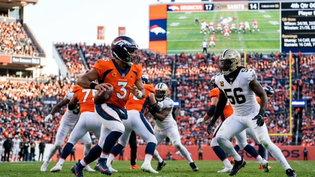 denver broncos vs new orleans saints match player stats